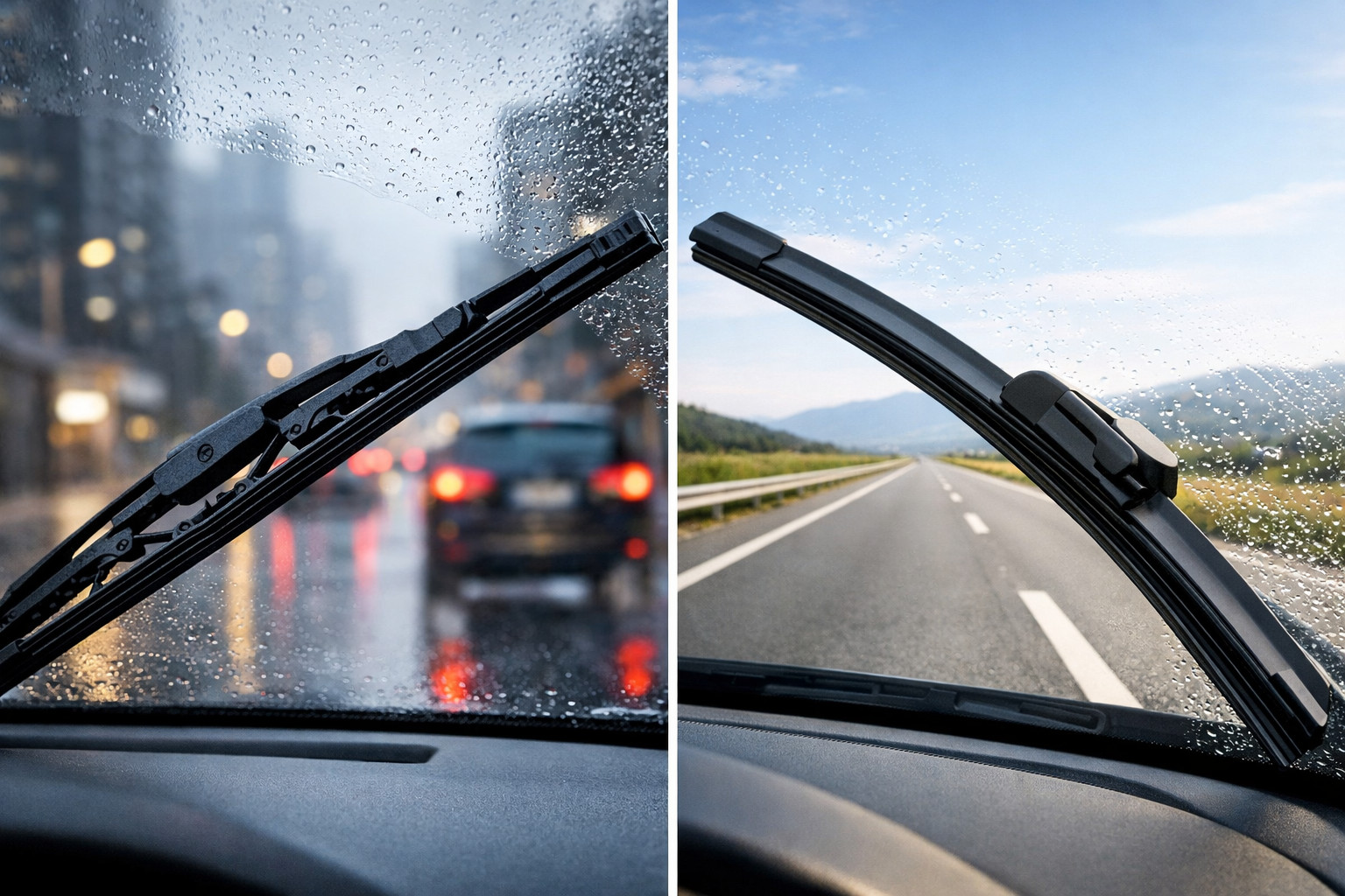 Framed or frameless wipers: What’s better for city and highway?