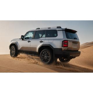 OEM Gray Roof Rails (Aluminum) Toyota Land Cruiser Prado 250 2023-