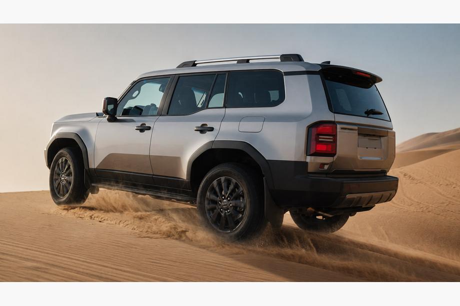 Toyota Land Cruiser Prado 250 2023- OEM Gray Roof Rails (Aluminum) Image