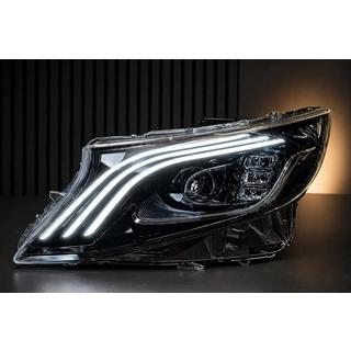 Maybach-style LED headlight set, front (for V-class, 2 pcs) photo 1