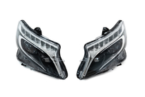 Mercedes Vito/V-class W447 2014- V-class design LED headlights (for V-class, 2 pcs) photo 2