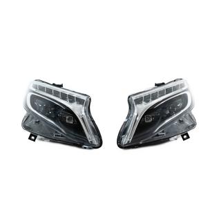 V-class design LED headlights (for V-class, 2 pcs) Mercedes Vito/V-class W447 2014- photo 3