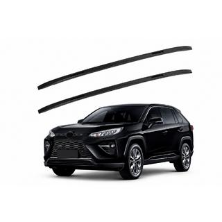 Integrated roof rails black OEM (ABS plastic, adhesive mounting)