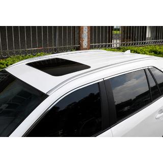 Integrated OEM chrome roof rails (Aluminum, adhesive mounting) Toyota Rav 4 2019–2025