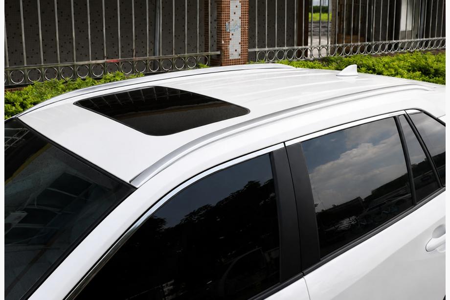 Toyota Rav 4 2019–2025 Integrated OEM chrome roof rails (Aluminum, adhesive mounting) Image