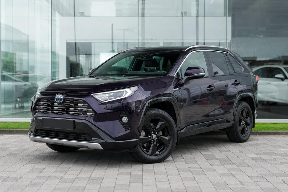 Toyota Rav 4 2019–2025 Integrated roof rails grey OEM (ABS plastic) Image