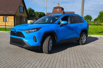 Toyota Rav 4 2019–2025 Integrated roof rails black OEM (ABS plastic) photo 2