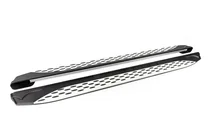 Renault Logan MCV 2005-2013 Side Steps Shining V1 (2 pcs, Aluminum) photo 4