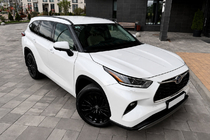 Toyota Highlander 2019- OEM black roof rails (ABS plastic) photo 1