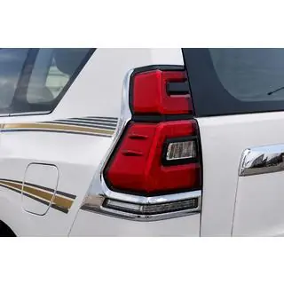 LED Tail Lights Chrome V1 (2017-2023, 2 pcs) Toyota Land Cruiser Prado 150 2009-2023 photo 1