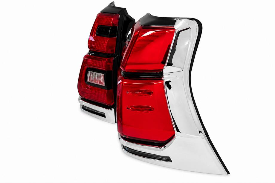 Toyota Land Cruiser Prado 150 2009-2023 LED Tail Lights Chrome V1 (2017-2023, 2 pcs) Photo 4