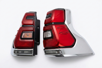 Toyota Land Cruiser Prado 150 2009-2023 LED Tail Lights Chrome V2 (2017-2023, 2 pcs) photo 4