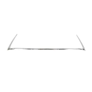 Front bumper chrome trim cover (2013-2023, 3 pcs) photo 2