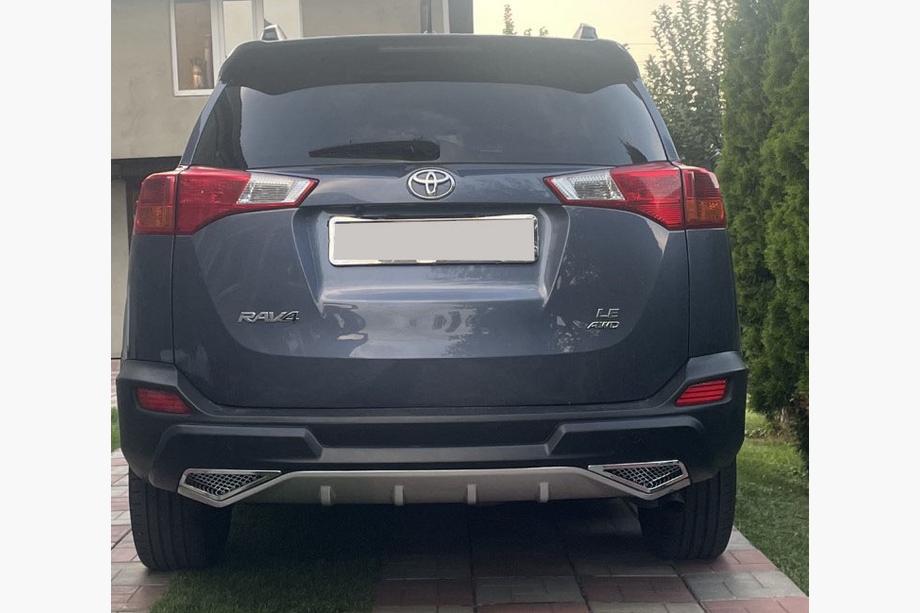 Toyota Rav 4 2013-2018 Rear bumper protector PZ415-X0462-00 (2013-2016) Image
