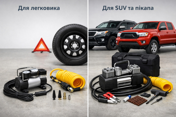 Which compressor to choose for a car, SUV or pickup?