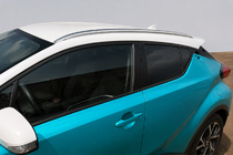 Toyota C-HR 2016-2023 Integrated roof rails grey OEM (ABS plastic, adhesive installation) photo 2