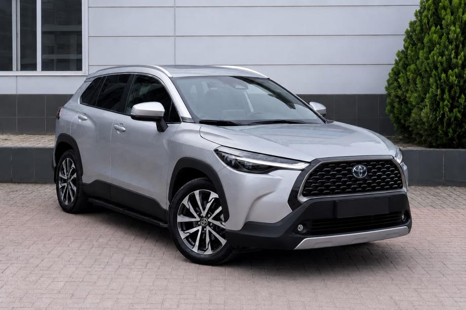 Toyota Corolla Cross 2020- Integrated OEM Roof Rails, Grey (Aluminium) Image