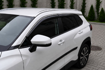 Toyota Corolla Cross 2020- Integrated roof rails grey OEM (ABS plastic, adhesive installation) photo 4