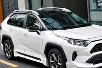 Toyota Corolla Cross 2020- OEM Gray Roof Rails (Aluminum) photo 3