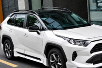 Toyota Corolla Cross 2020- OEM Black Roof Rails (Aluminum) photo 3