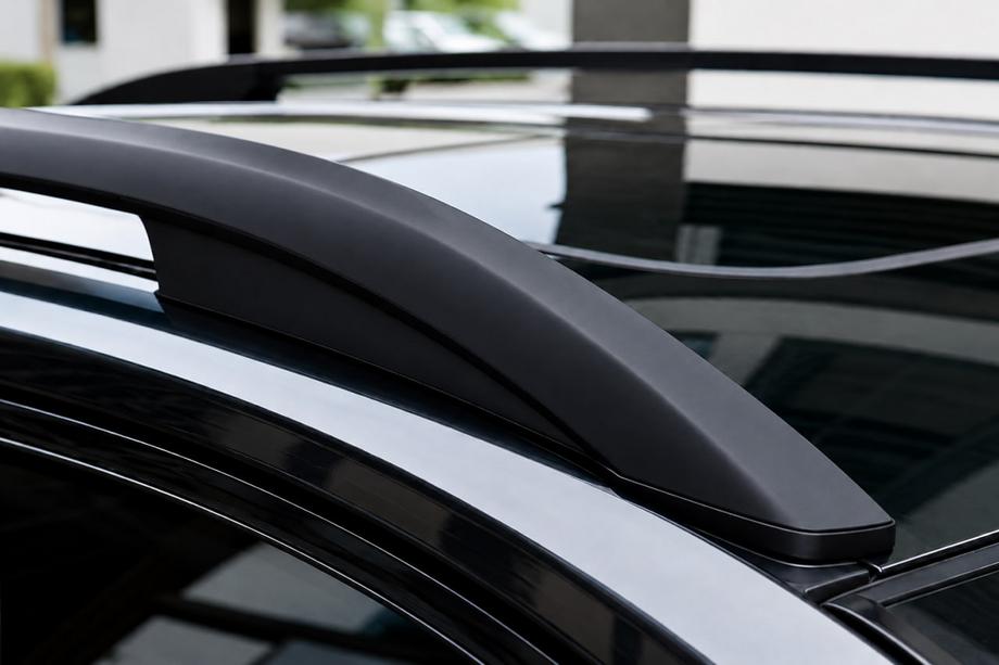 Toyota Corolla Cross 2020- OEM Black Roof Rails (Aluminum) Image