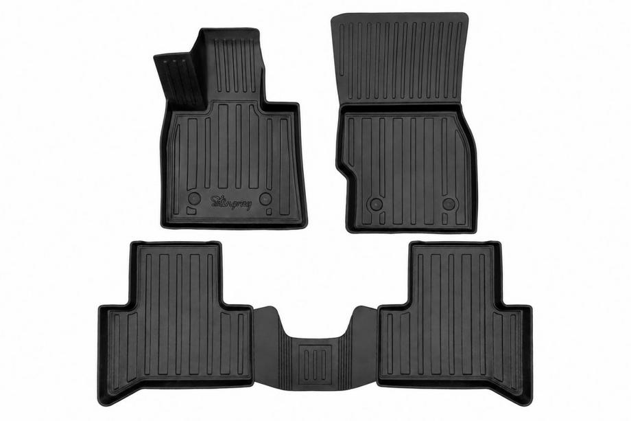 Alfa Romeo Stelvio 2016- Stingray 3D Rubber Floor Mats (4 pcs) Image