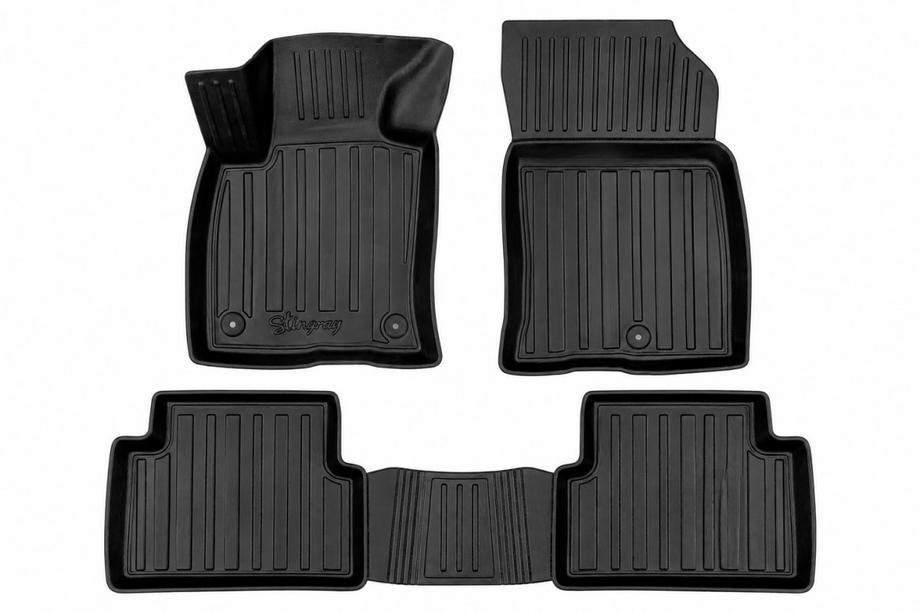 Ford Bronco 2021- Stingray 3D Rubber Floor Mats (4 pcs) Image