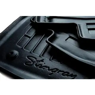 Stingray 3D Rubber Floor Mats (6 seats, 3 pcs)