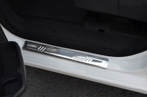 Fiat Scudo 2007-2015 Stainless Steel Door Sill Protectors (Omsa, 2 pcs) photo 1