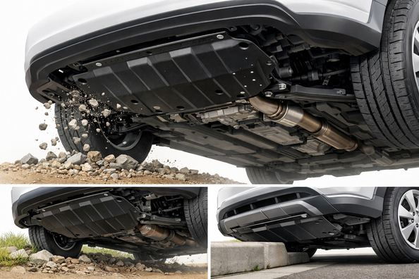 Underbody protection for gravel, dirt roads and curbs: what first?