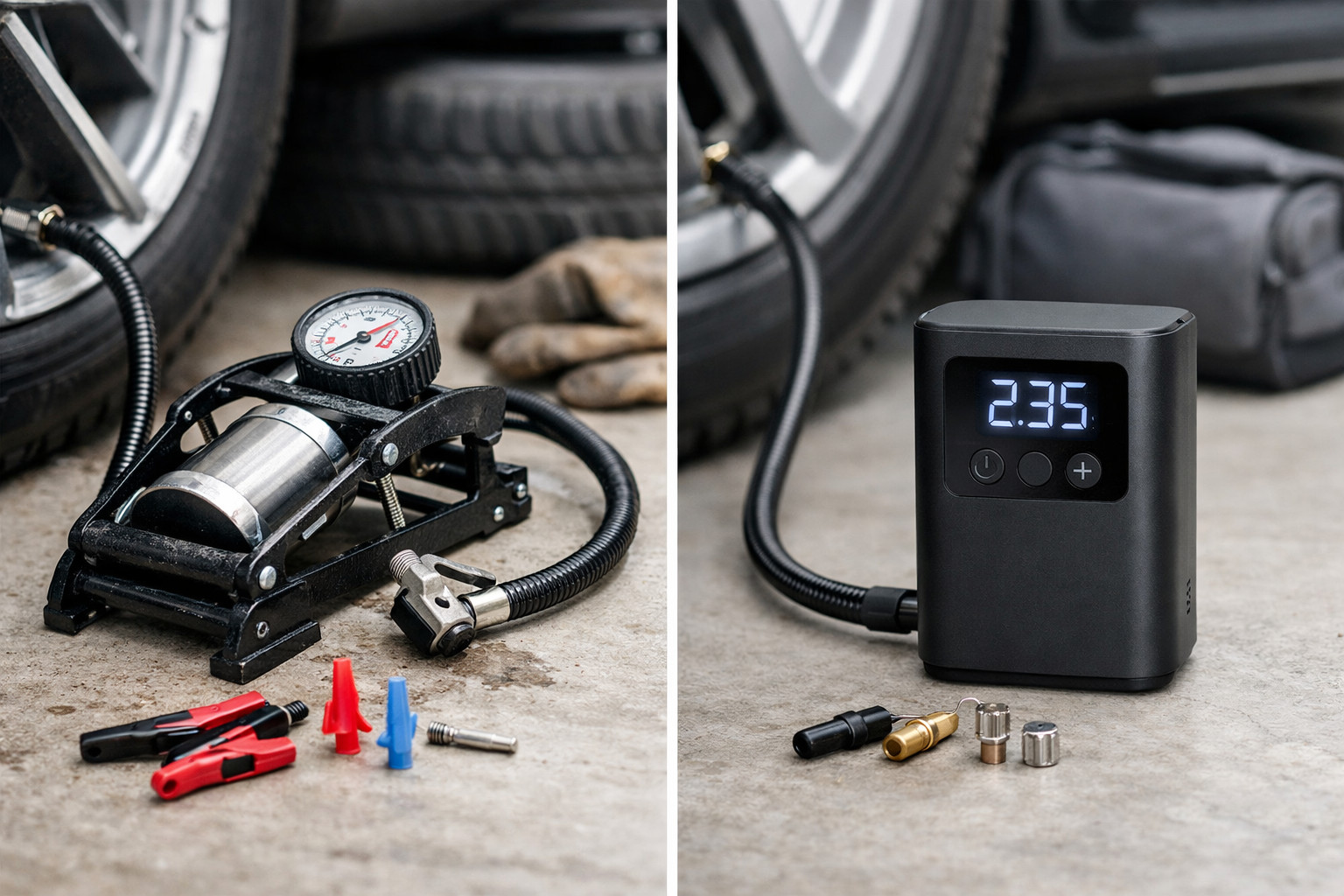 Which tire inflator is easy to use and lasts more than one season