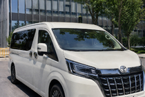 Toyota HiAce Integrated roof rails grey OEM (2019-, long, aluminum, adhesive mounting) photo 2