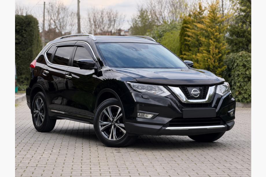 Nissan X-trail T32/Rogue 2014-2021 OEM Gray Roof Rails (Aluminum, Adhesive Mounting) Image