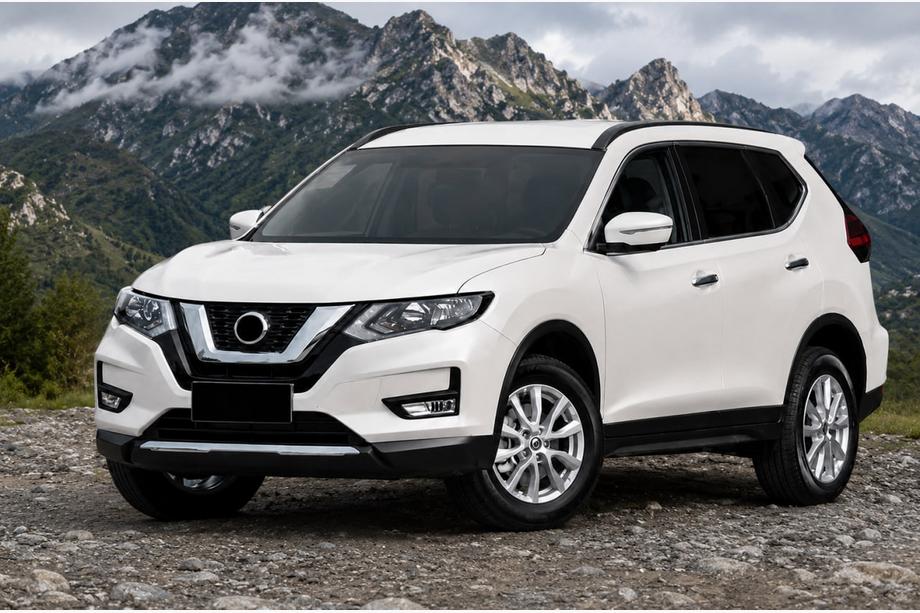 Nissan X-trail T32/Rogue 2014-2021 Integrated black OEM roof rails (for X-trail, aluminium, adhesive installation) Image