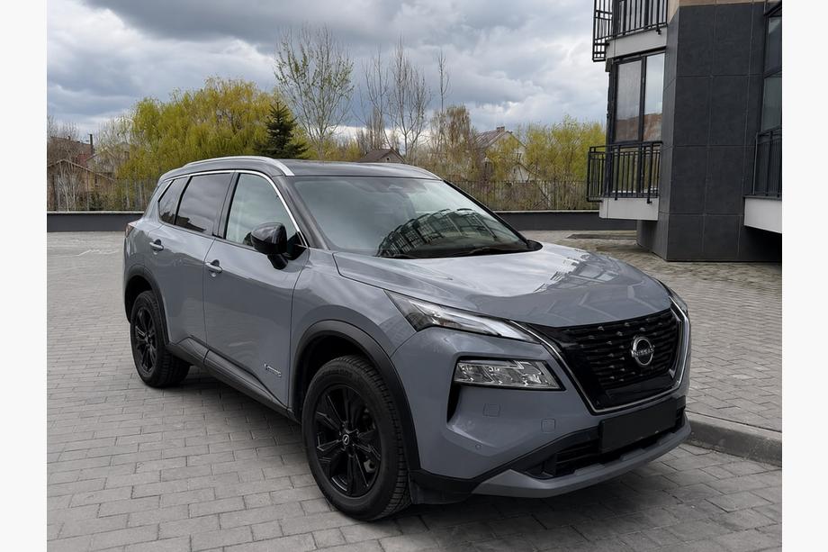 Nissan X-trail T33/Rogue 2022- Integrated roof rails grey OEM (ABS plastic) Image