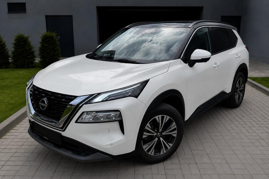 Nissan X-trail T33/Rogue 2022- Integrated roof rails black OEM (ABS plastic, adhesive installation) Image