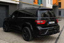 Nissan Patrol Y62 2010-2024 Black roof rails (Aluminium) photo 1