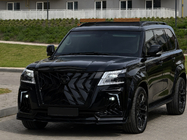Nissan Patrol Y62 2010-2024 Black roof rails (Aluminium) photo 2
