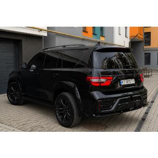 Black roof rails (Aluminium) Nissan Patrol Y62 2010-2024 photo 1