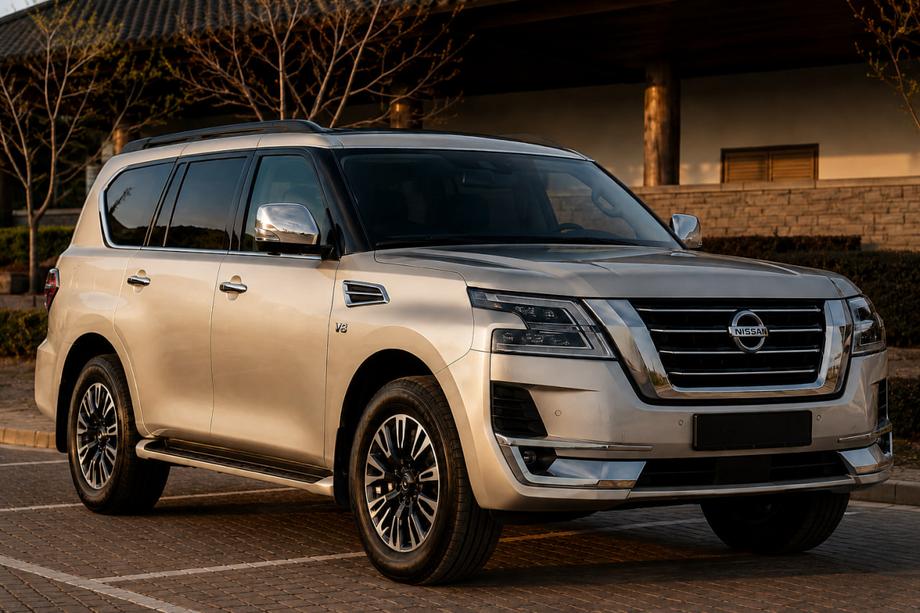 Nissan Armada 2016-2024 Black roof rails (Aluminium) Image