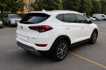 Hyundai Tucson TL 2016-2021 Integrated roof rails grey OEM (ABS plastic, adhesive installation) photo 1