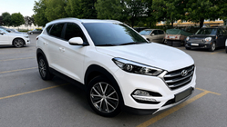 Hyundai Tucson TL 2016-2021 Integrated roof rails grey OEM (ABS plastic, adhesive installation) photo 2