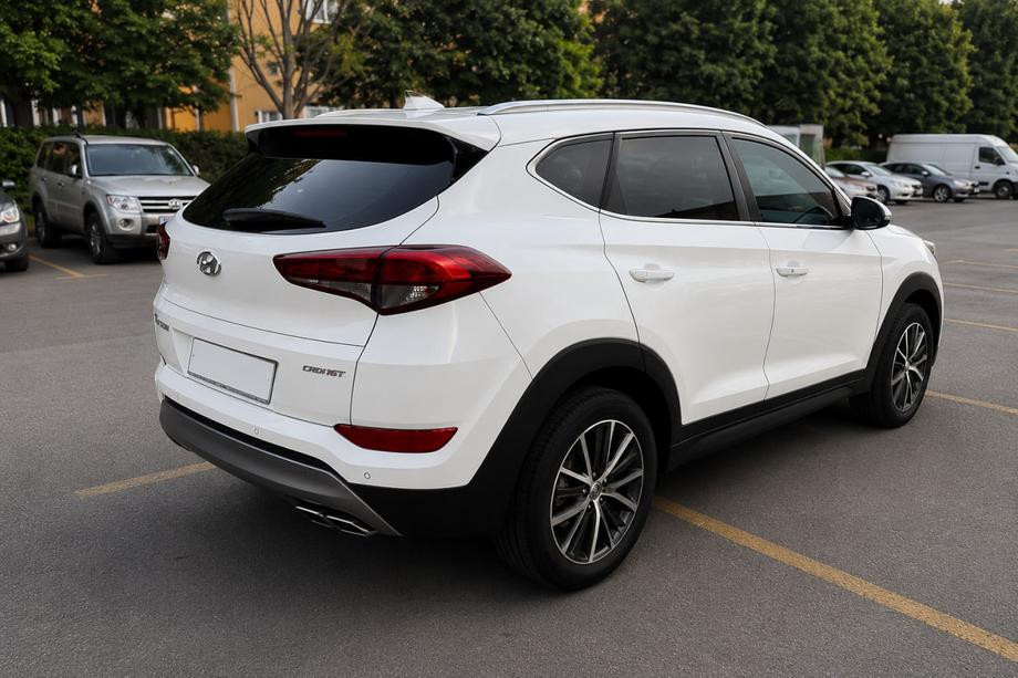 Hyundai Tucson TL 2016-2021 Integrated roof rails grey OEM (ABS plastic, adhesive installation) Image