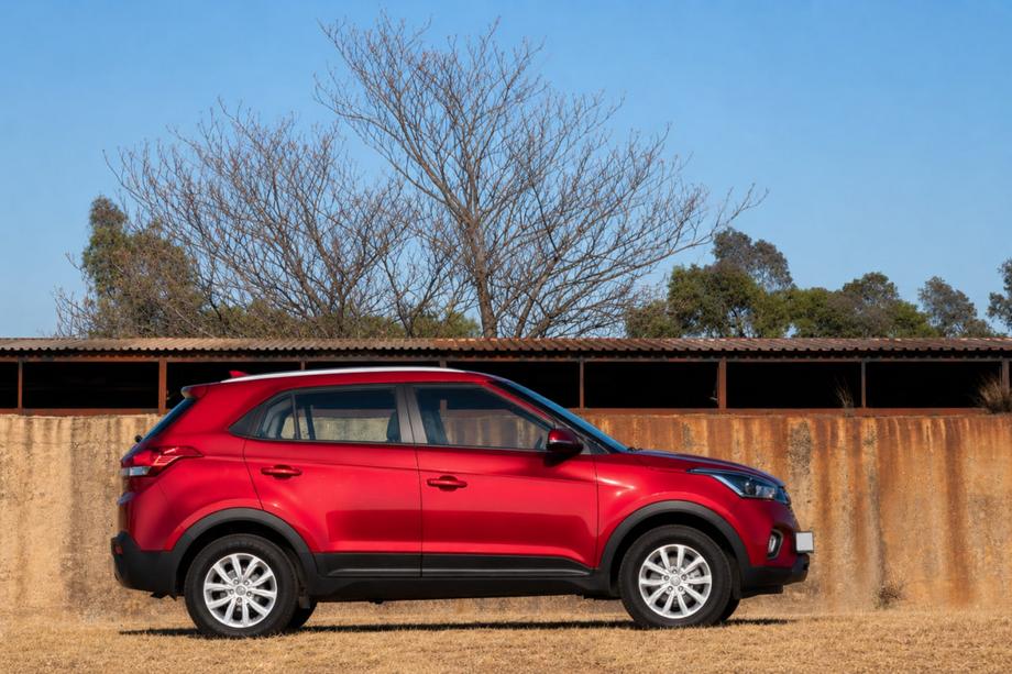 Hyundai Creta 2014-2020 Integrated roof rails grey OEM (ABS plastic, adhesive installation) Image