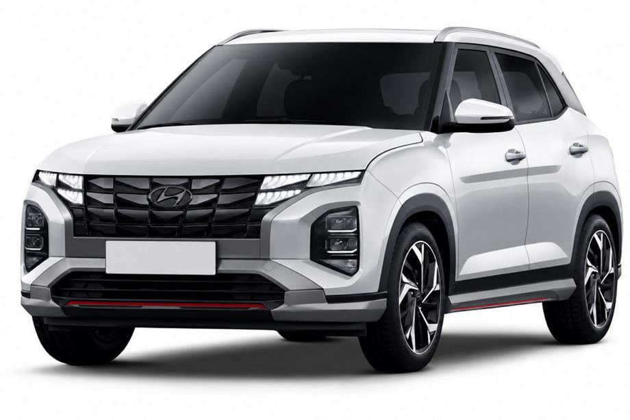 Hyundai Creta 2021– OEM Gray Roof Rails (Aluminum, Adhesive Mounting) Image