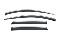 Kia Sportage 2021- Window wind deflectors with chrome trim Niken (for LWB, 4 pcs) photo 2