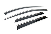 Kia Sportage 2021- Window wind deflectors with chrome trim Niken (for LWB, 4 pcs) photo 4