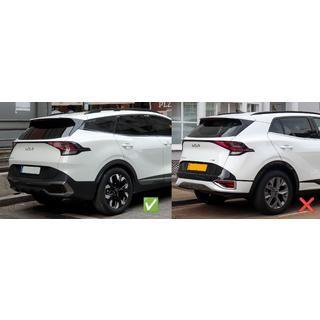 Window wind deflectors with chrome trim Niken (for LWB, 4 pcs) photo 3