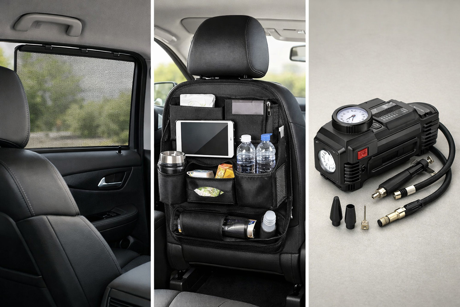 What to buy first for the cabin: sunshades, organizer or compressor