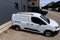 Citroen Berlingo/Multispace 2018- Black roof rails (Turkish design) Long, Plastic Feet photo 1